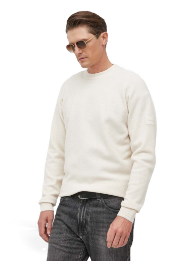 Džemper CALVIN KLEIN Comfort Fit Sweater Bijela | K10K110401