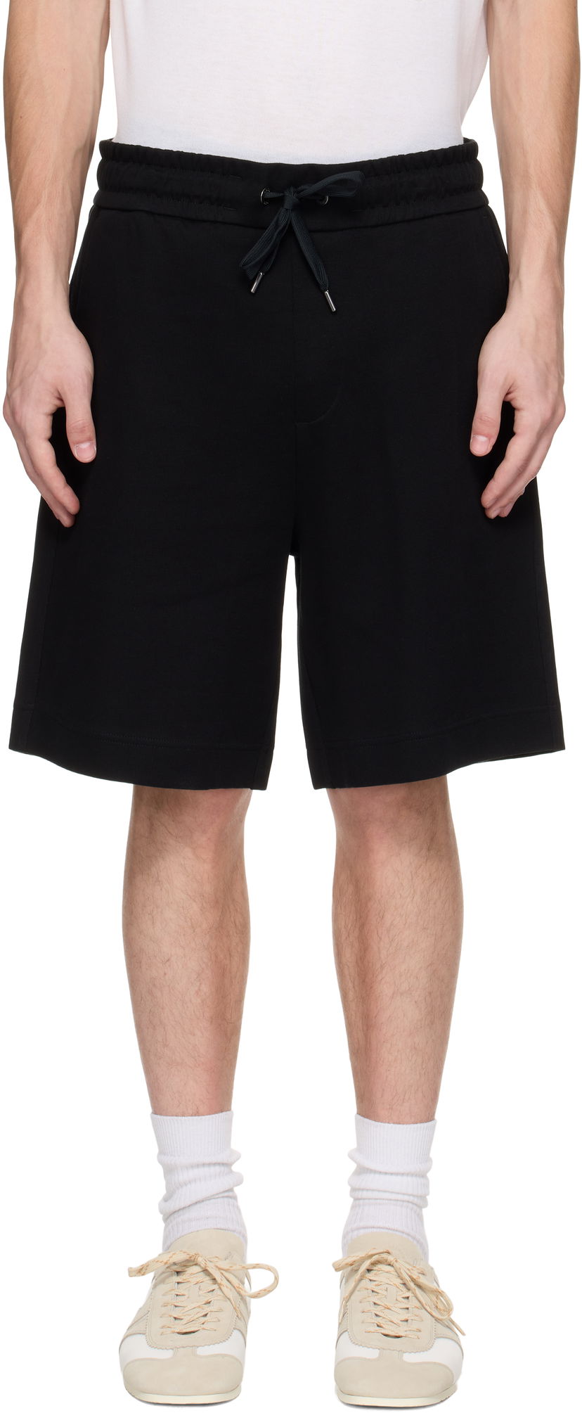 Kratke hlače BOSS BOSS Drawstring Shorts Crna | 50544108