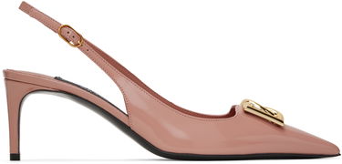 Tenisice i cipele Dolce & Gabbana Dolce&Gabbana Polished Calfskin Slingback Heels Ružičasta | CG0894 A1037, 0