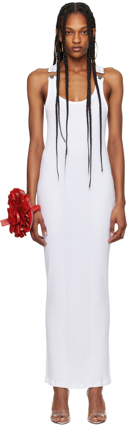 Haljina Jean Paul Gaultier Jean Paul Gaultier Strapped Maxi Dress Bijela | 24/25-F-RO118-J054-01