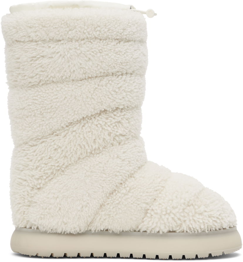 Tenisice i cipele Moncler Gaia Pocket Mid Shearling Boots Bijela | J209B4H00120M4297