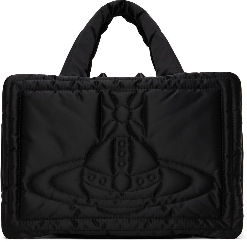 Tote bag Vivienne Westwood Small Quilted Tote Bag Crna | 4D020005U-W011M-