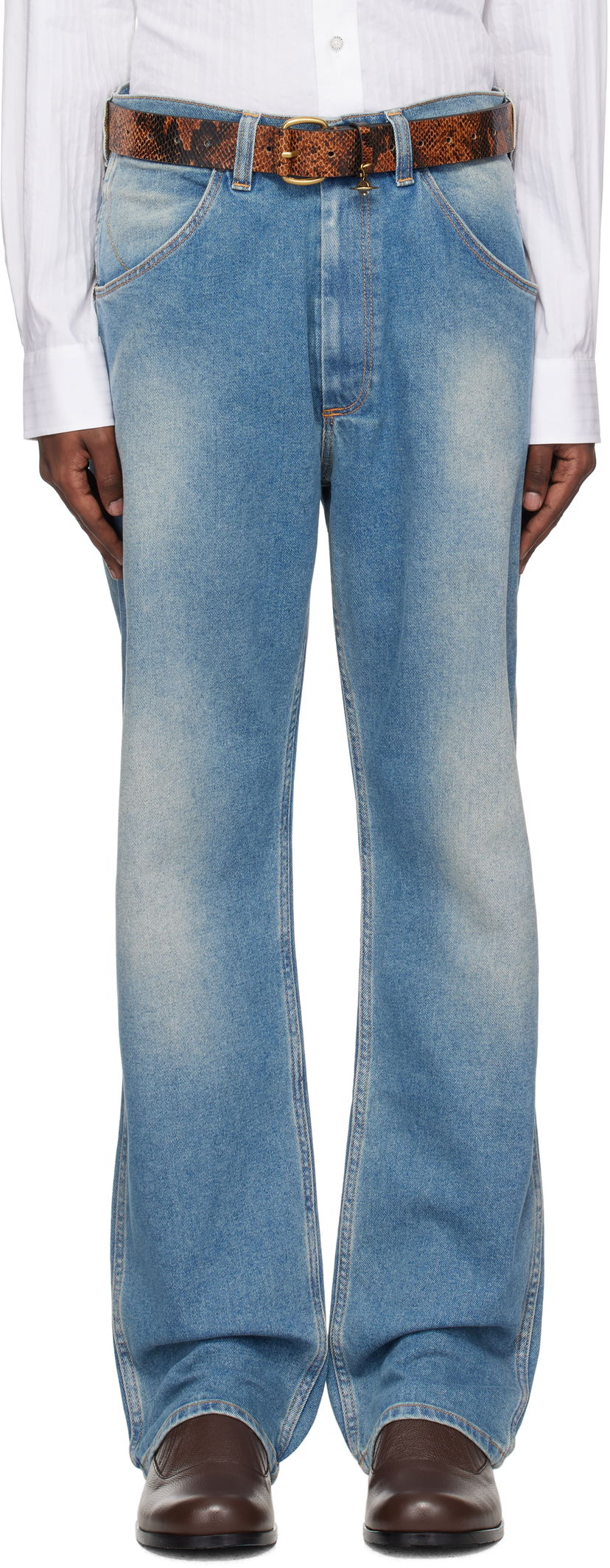 Jeans Vivienne Westwood Baggy Jeans Plava | 3902000P-W010G-