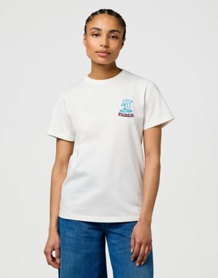Majica kratkih rukava Wrangler Regular Graphic Tee XXL Bijela | 112370769:XXL, 0