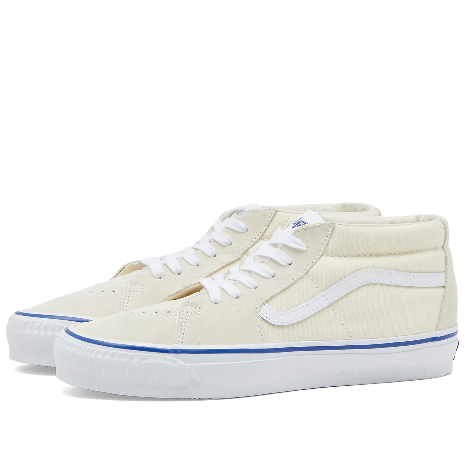 Tenisice i cipele Vans Men's Sk8-Mid Reissue 83 Sneakers in Lx Off White, Size UK 10 | END. Clothing Bež | VN000CQQOFW, 0