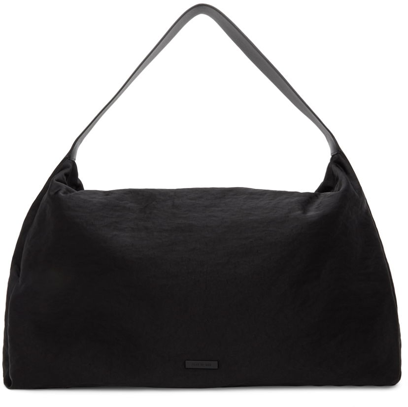 Ručna torbica Fear of God Black Moto Leather Tote Crna | FG870-018MLE