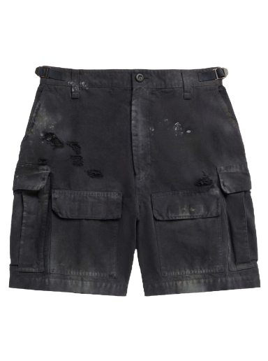Kratke hlače Balenciaga Cargo Shorts Crna | 746516TKP271000