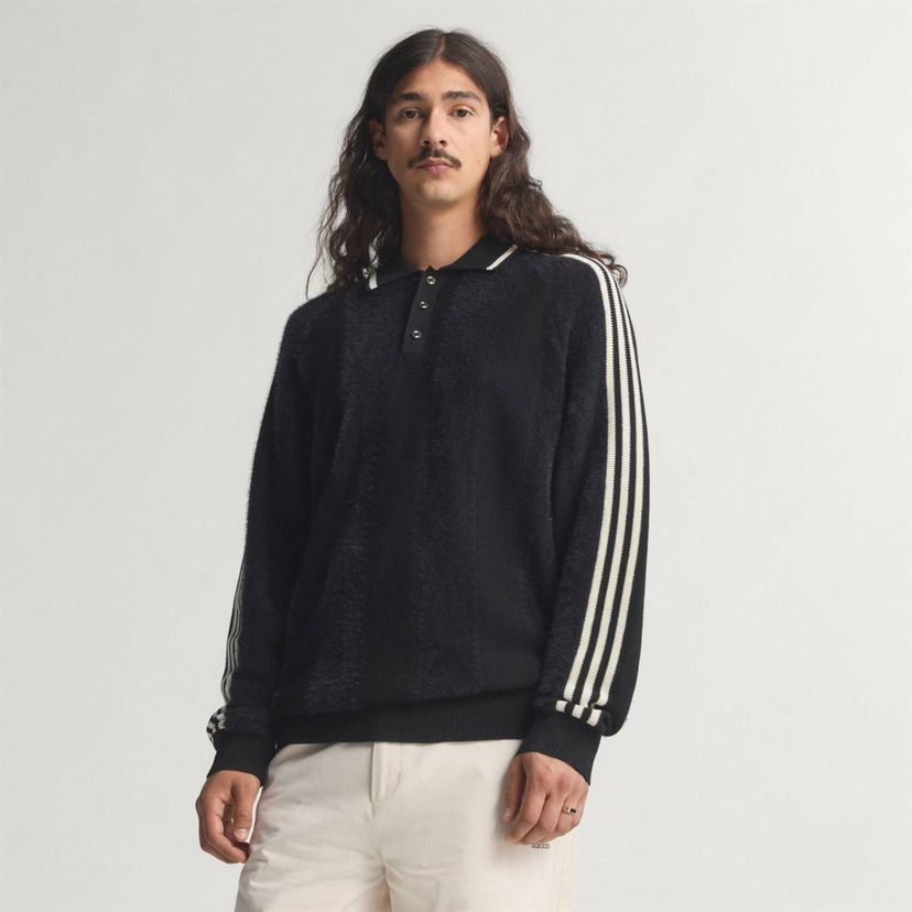 Polo majica adidas Performance Knitted Polo Shirt Crna | JX3835