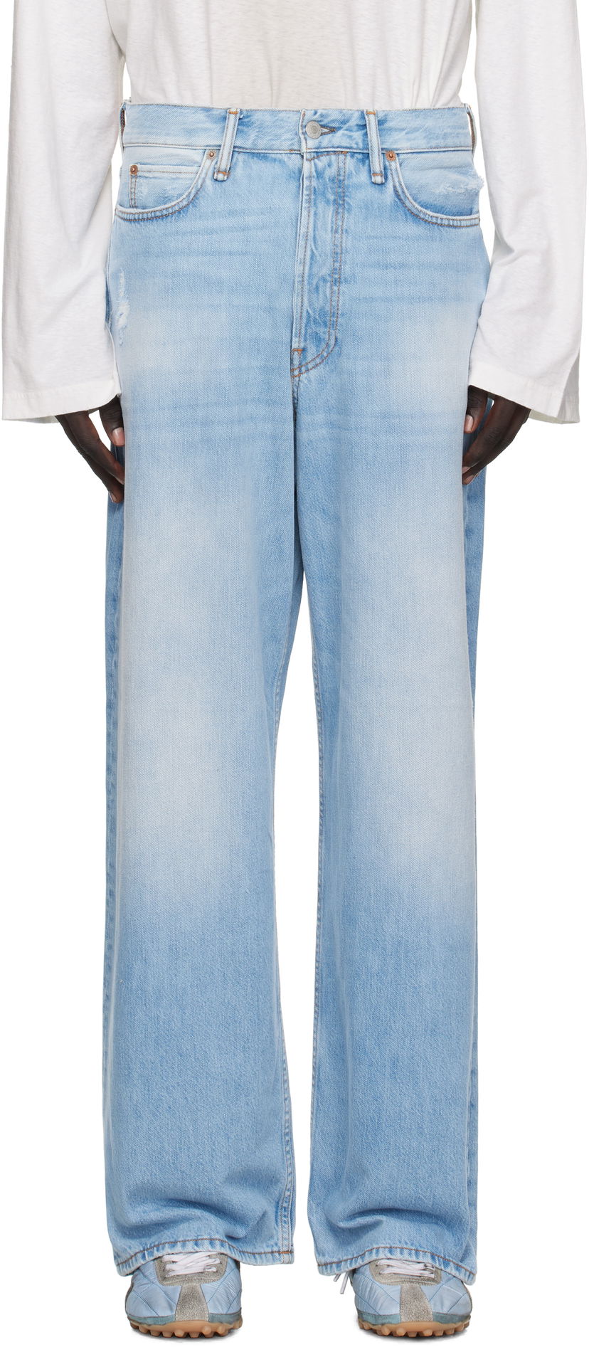 Jeans Acne Studios Acne Studios Loose Fit 1981 Jeans Plava | C00097-