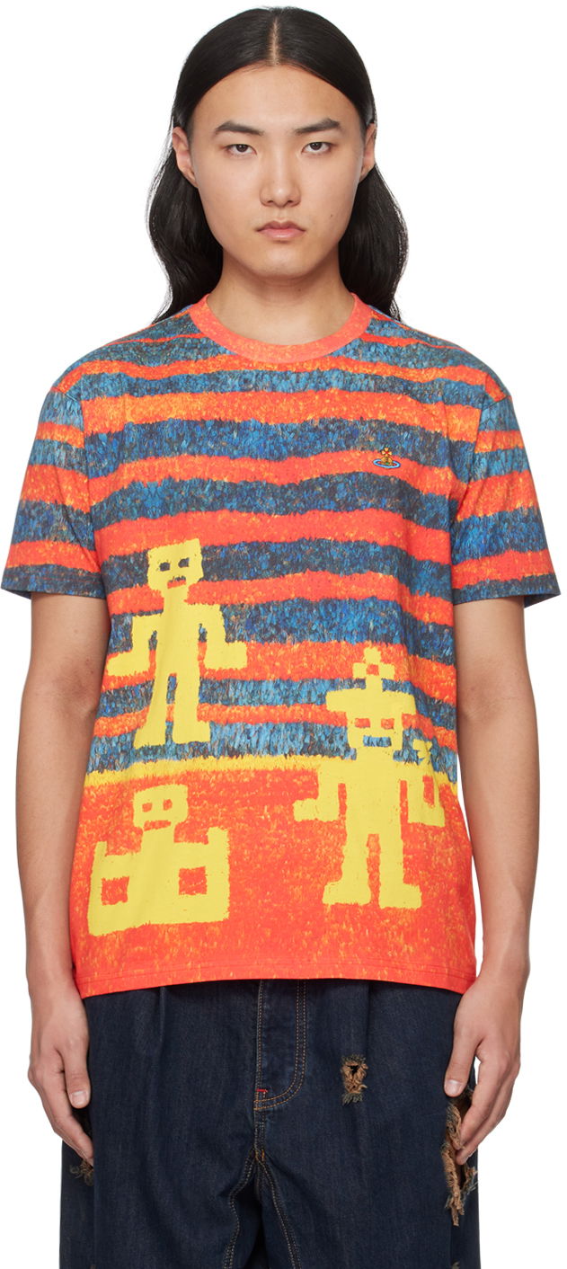Majica kratkih rukava Vivienne Westwood Classic T-Shirt Narančasta | 3G01001F-J0069-