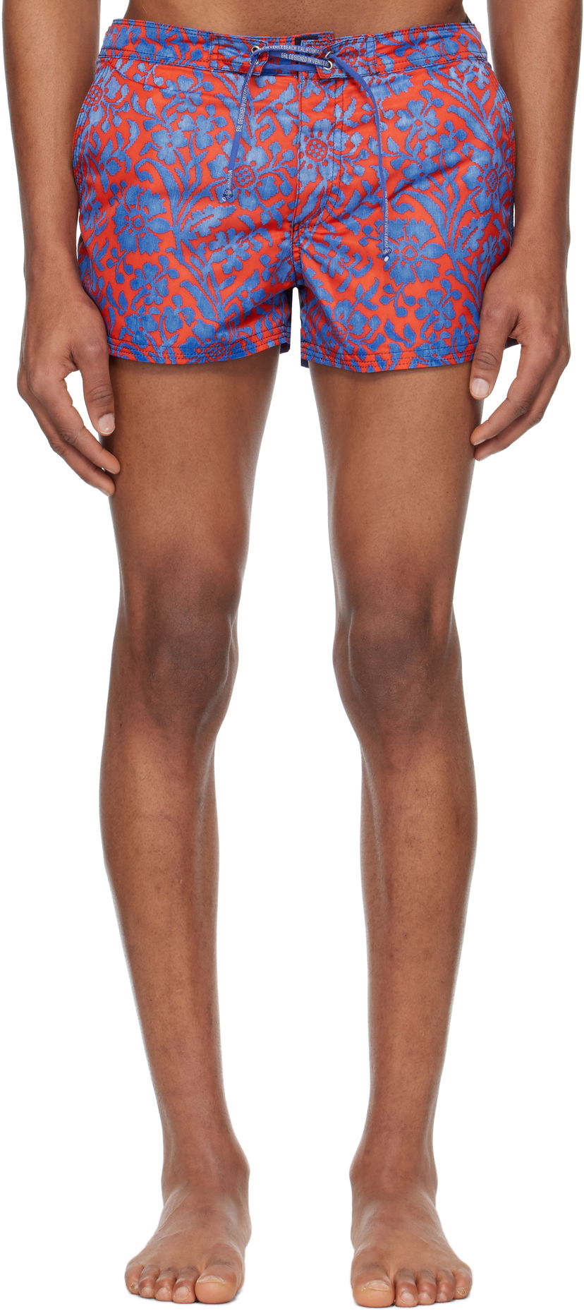 Kupaći kostimi ERL ERL Printed Nylon Swim Shorts Crvena | ERL10UW06