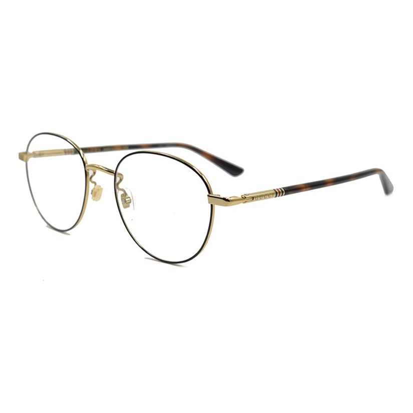 Sunčane naočale Gucci Gucci Round Optical Glasses with Enamel Ribbon Element Smeđa | GG0392O-002