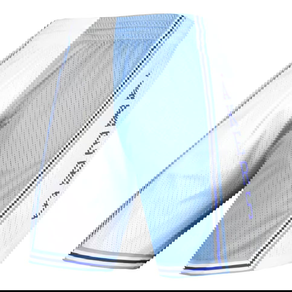 Kratke hlače Mitchell & Ness Mitchell & Ness NBA Split Swingman Lakers 1996 Shorts Plava | SMSH4855-LAL96PPPBLWH, 0