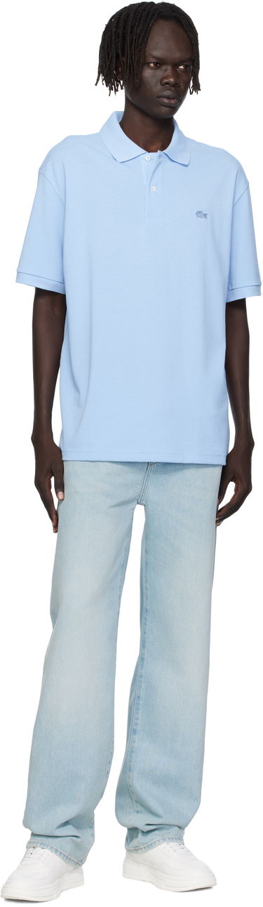 Polo majica Lacoste Lacoste Croc Signature Polo Plava | PH7757_HBP, 3