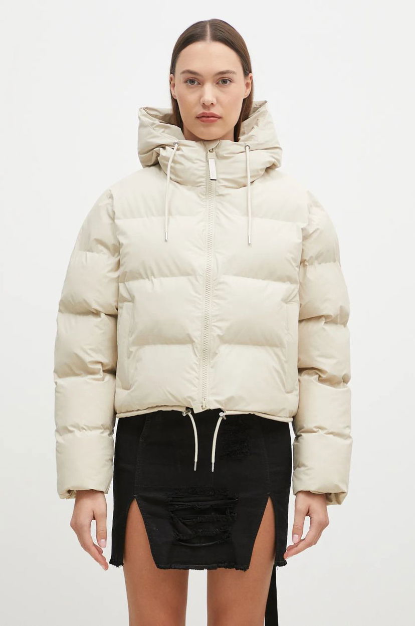 Pernata jakna Rains Alta Short Puffer Jacket Bež | 15150.26