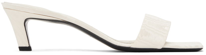 Dodaci TOTEME TOTEME 'The Mule' Heeled Sandals Bijela | 243-WAS0154-FB0232