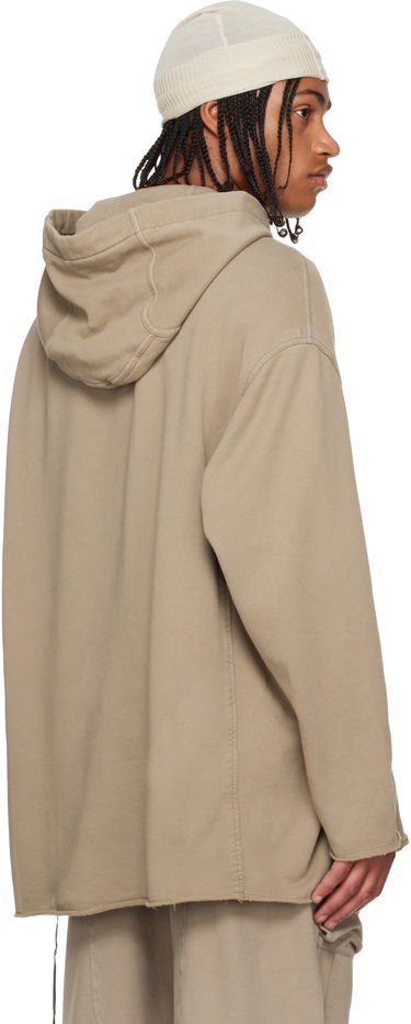 Dukserice Rick Owens DRKSHDW Concordians Peter Hoodie Bež | DU02E7280 FP, 2