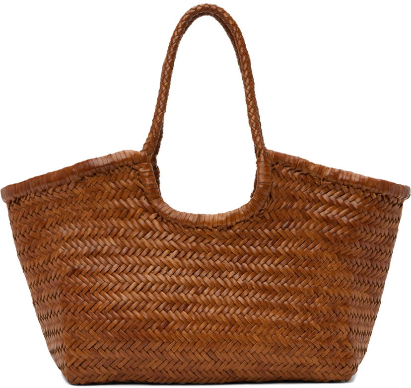 Tote bag Dragon Diffusion Brown Nantucket Big Tote Smeđa | 8822 NANTUCKET BASKET BIG