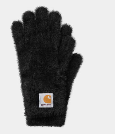 Rukavice Carhartt WIP Chedda Faux Fur Gloves L-XL Crna | I035512_18, 0
