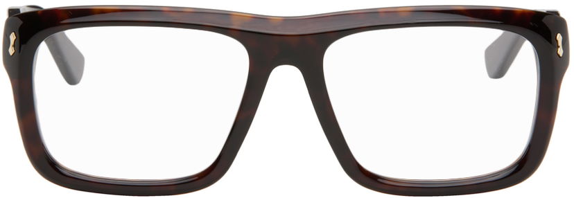 Odjeća Gucci Square Glasses Smeđa | GG1462O-002