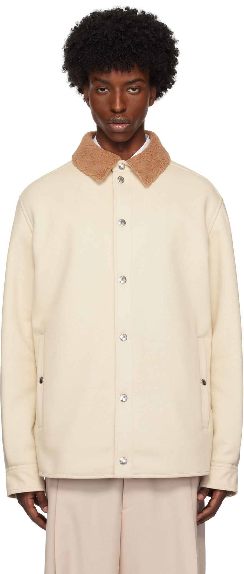Vjetrovka Moncler Camica Jacket Bež | J20912F000135980X