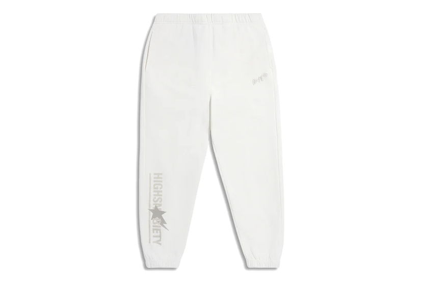 Trenirka BAPE BAPE x Highsnobiety Sweat Pants Ivory Bijela | 1J73-152-905