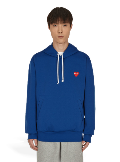 Dukserice Comme des Garçons Heart Patch Hoodie Tamnoplava | P1T174 2