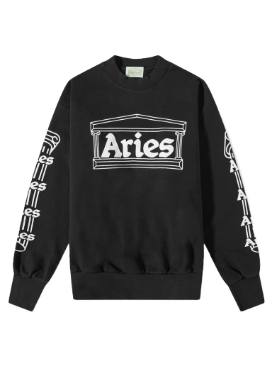 Dukserice Aries Column Crew Sweatshirt Crna | COAR20001-BLK