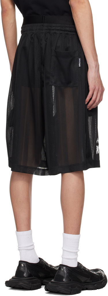 Kratke hlače Palm Angels Palm Angels Palm Sport Mesh Shorts Crna | PMCI022S25FAB0021003, 2
