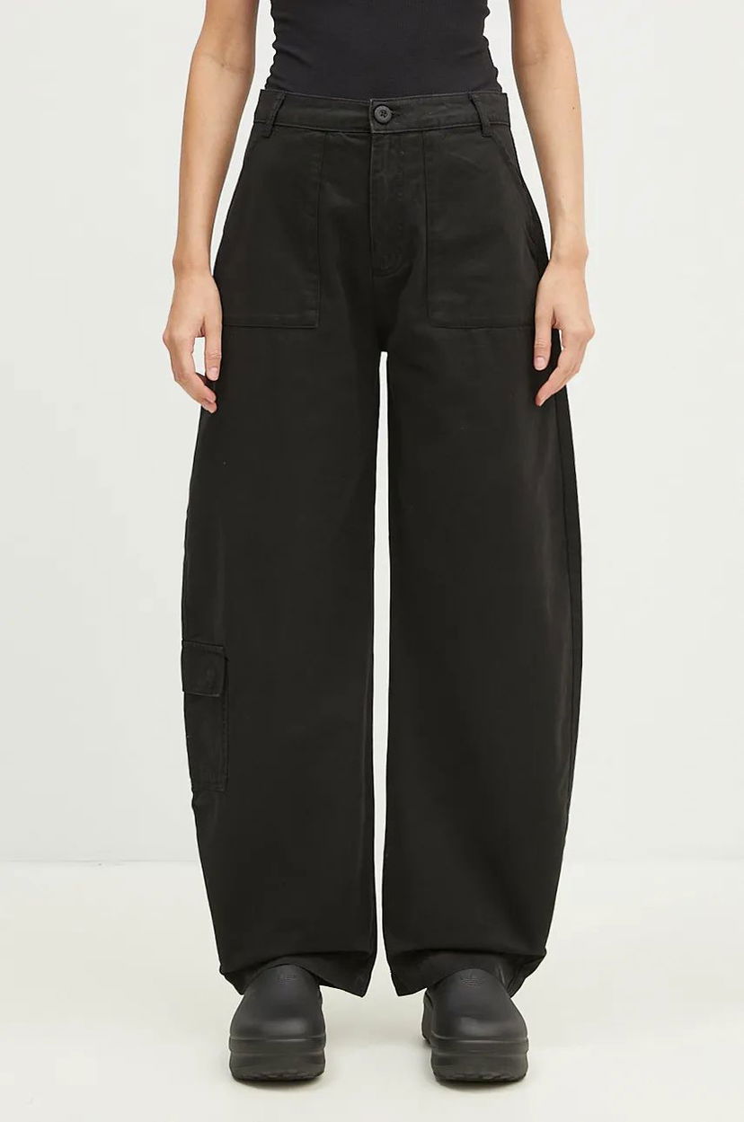 Cargo hlače Alpha Industries Field High Waist Cargo Pants Crna | 148021
