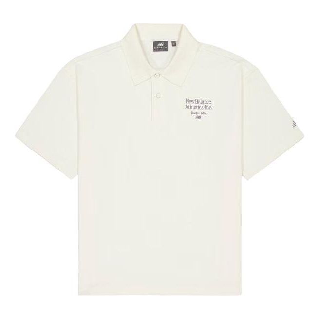 Polo majica New Balance Athletics Polo Shirt Bijela | NFE21021-IV