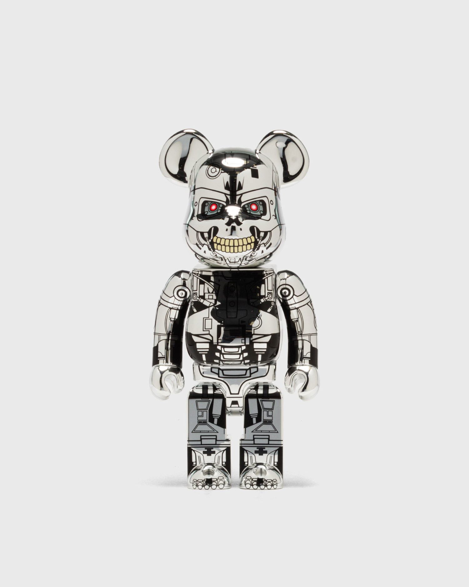 Kolekcionarsko Medicom Toy Terminator 2 T-800 Endoskeleton Collectible Figure 400% Metalik | MED2437, 0