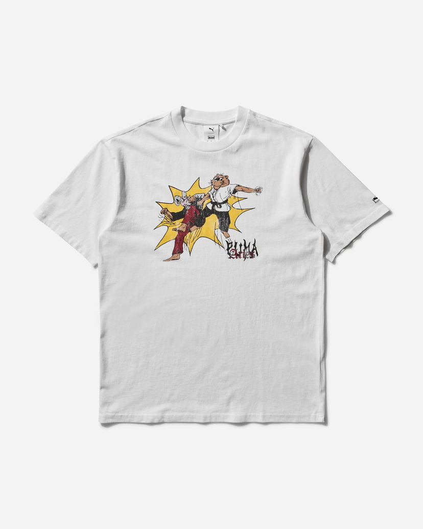 Majica kratkih rukava Puma Aries Graphic T-Shirt Bijela | 629495-02