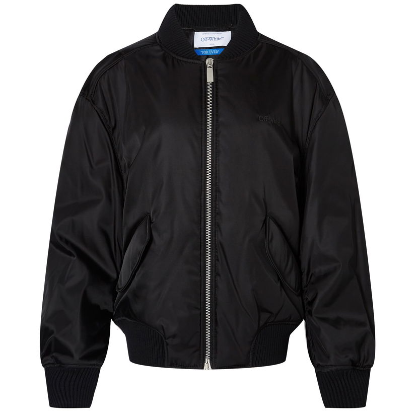 Bomber jakna Off-White NY Bomber Jacket Crna | OWEH028C99FAB0011010