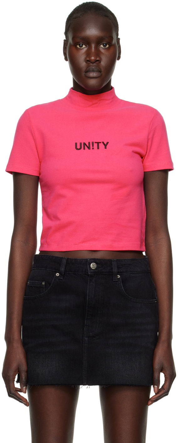 Crop top Ksubi 'Unity' Crop T-Shirt Ružičasta | WPS23TE016