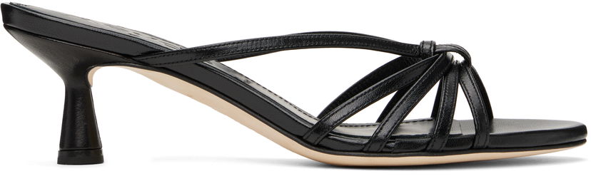 Odjeća Aeyde Aeyde Abby Leather Mules Crna | A11-HS-PRAR55ST141-SS25-800-007