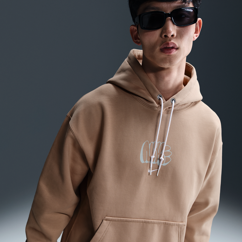 Dukserice Nike Solo Swoosh Fleece Hoodie Bež | HQ4181-200