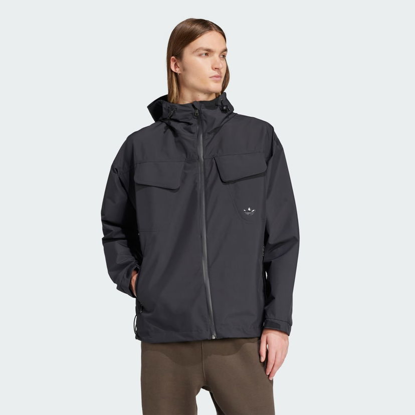 Jakna adidas Performance Premium Essentials Water-Repellent Jacket Crna | JD2110