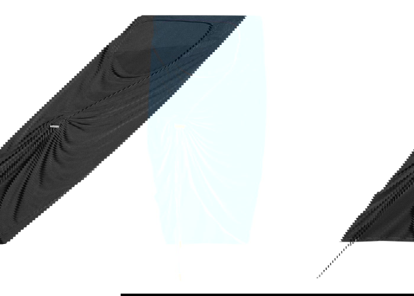 Suknja Jacquemus Jupe Espelho Court Asymmetric Mini Crna | 231JS069-2307-380, 0