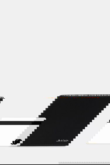 Novčanik Paul Smith Paul Smith Leather Wallet with Multi-Stripe Trim Crna | M1A.4832.CMULTI, 5