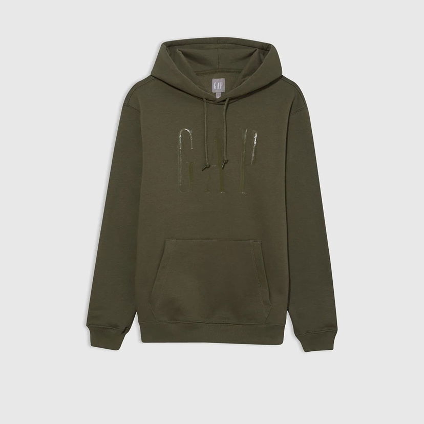 Jakna GAP Shine Logo Hoodie Army Jacket Green Zelena | 829192-01