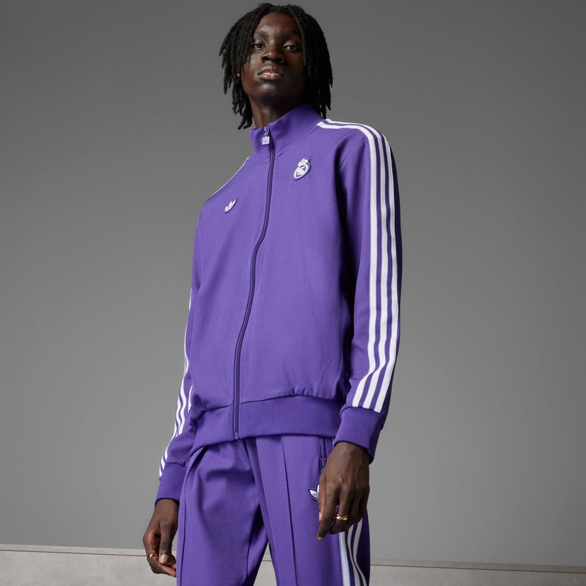 Trenerka adidas Performance Real Madrid Terrace Icons Track Jacket Ljubičasta | JF2582