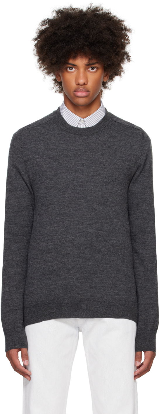 Džemper Maison Margiela Elbow Patch Sweater Siva | S50HL0021 M13062