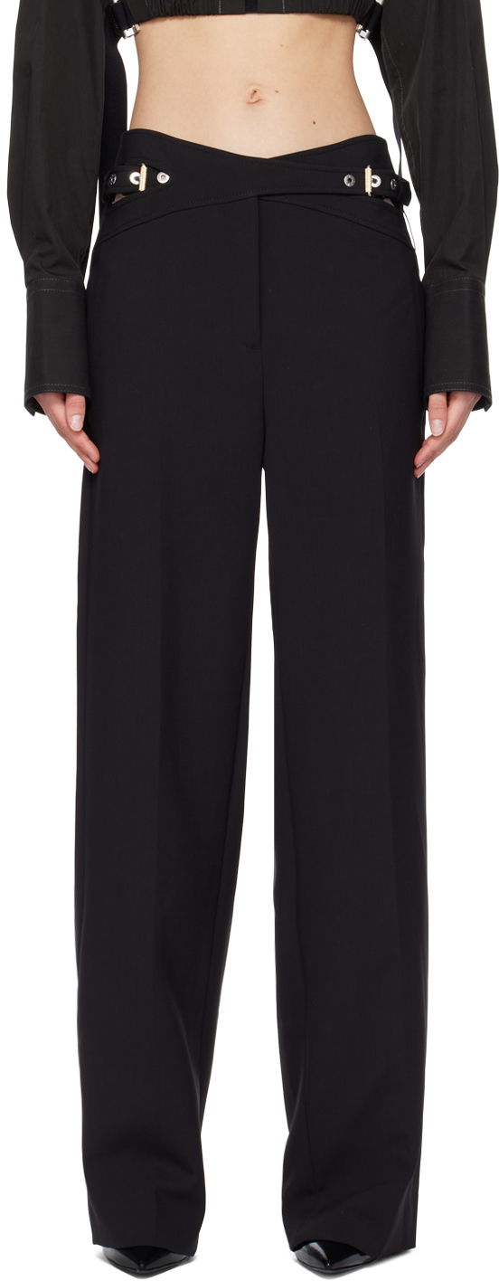 Hlače Dion Lee Interlock Trousers Crna | C2065R23