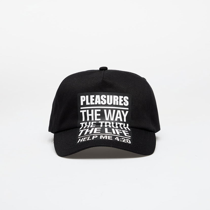 Kapa Pleasures PLEASURES Proverb Baseball Cap Crna | P25SU069 BLACK