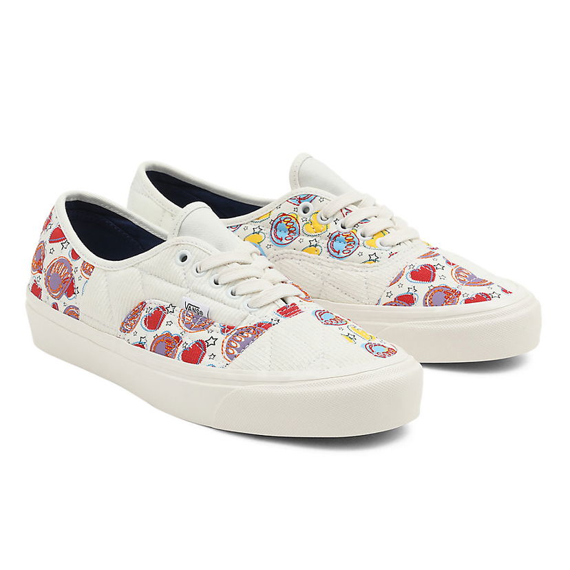 Tenisice i cipele Vans Anaheim Factory Authentic 44 Dx Positivity Patchwork Bijela | VN0A54F98FK
