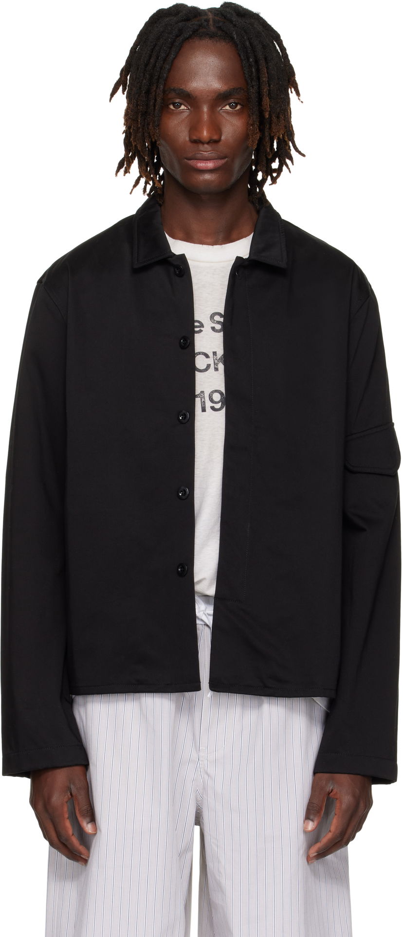 Jakna Acne Studios Acne Studios Satin Jacket Crna | B90833-