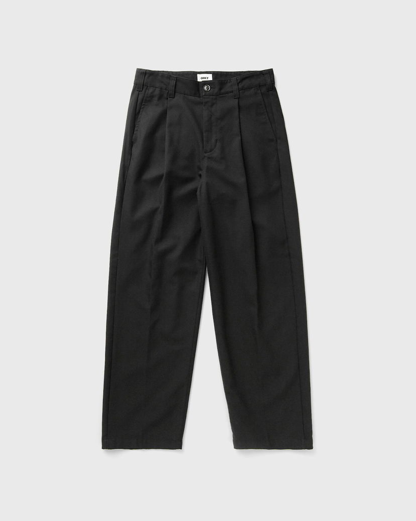 Hlače OBEY Armel Pleated Pant Crna | 142020261-BLK