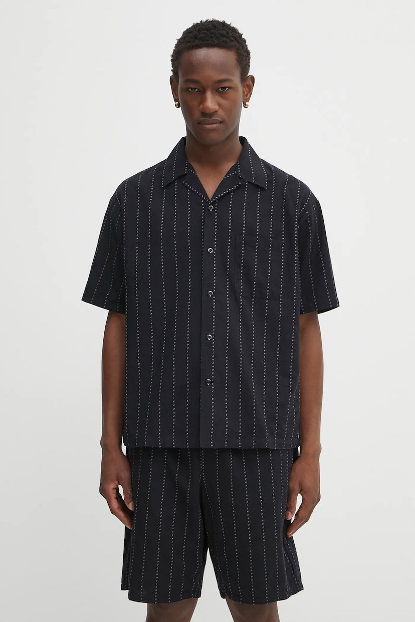 Košulja Neighborhood NEIGHBORHOOD Dobby Hawaiian Relaxed Fit Shirt Crna | 251TSNH.SHM08