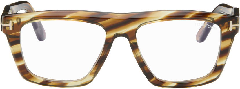 Sunčane naočale Tom Ford Tom Ford FT6059-B Blue Light Glasses Smeđa | FT6059-B_54055